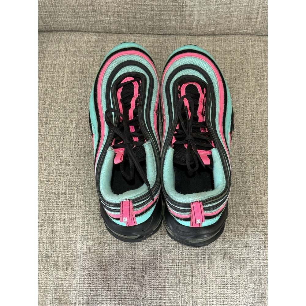 2019 Nike Air Max 97 Hyper Turquoise South Beach Size 11  CU4877-300 - Picture 5 of 8